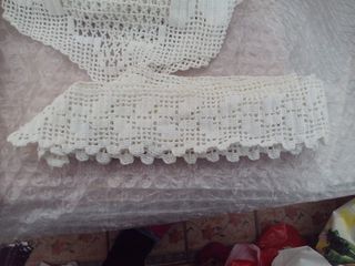 lote 4 encaje de crochet puntilla para poner en ad