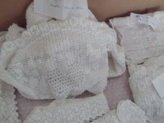 lote 4 encaje de crochet puntilla para poner en ad