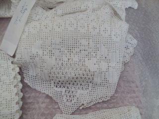 lote 4 encaje de crochet puntilla para poner en ad