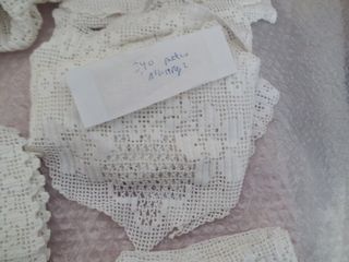lote 4 encaje de crochet puntilla para poner en ad