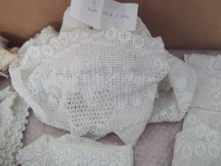lote 4 encaje de crochet puntilla para poner en ad