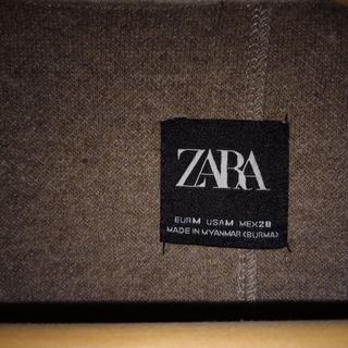 Abrigo largo Zara beige Talla M