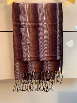 Sciarpa 50% Seta 50% Alpaca Uomo Nuova