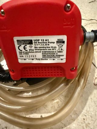 Bomba extractora de aceite 12V