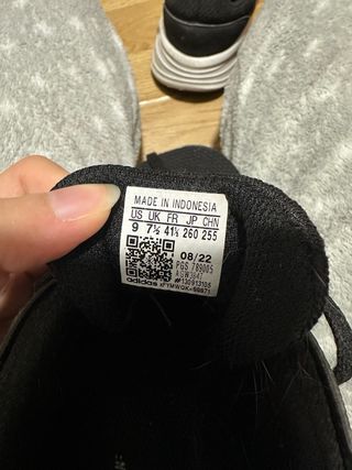 Zapatillas Adidas running, talla 41 1/3, como nuev