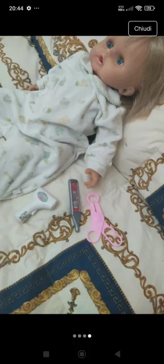 Cicciobello non funzionante con abito