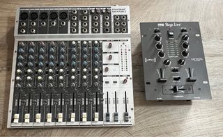 Mixer Phonic MM1705 & Stage Line MPX-1