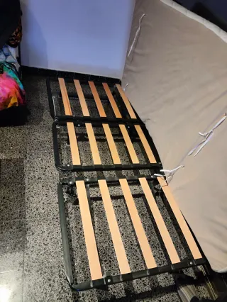 Butaca Cama Negra Tela