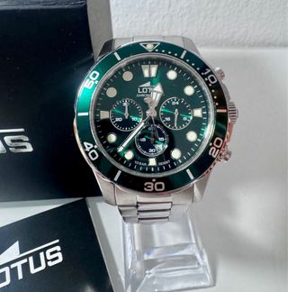 RELOJ DE HOMBRE LOTUS EXCELLENT CON ESFERA VERDE