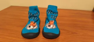 Zapatillas gateo niño tigre azul