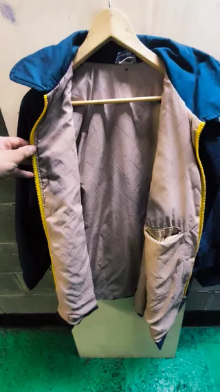 cortavientos Ellesse azul/amarillo