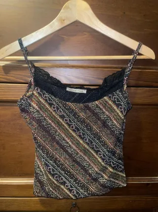 Top donna spalline fantasia