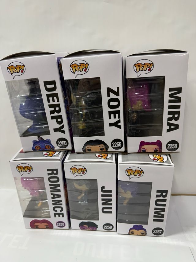 Figuras Funko Pop K-Pop Demon Hunters x6