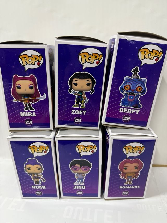 Figuras Funko Pop K-Pop Demon Hunters x6