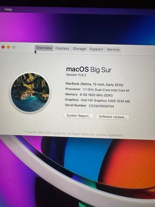 MacBook Apple Dorado/Plateado