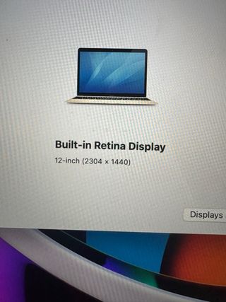 MacBook Apple Dorado/Plateado