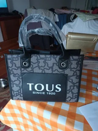 Bolso Tous Negro y Gris