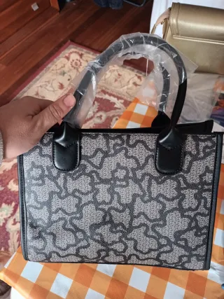 Bolso Tous Negro y Gris