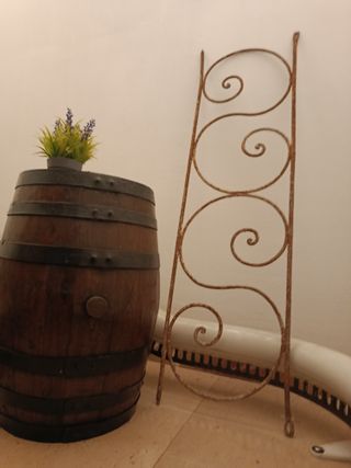 Barandilla antigua masía catalana 1773