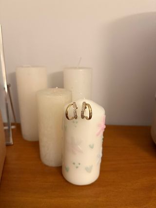 Argollas Aros Oro con Circonitas