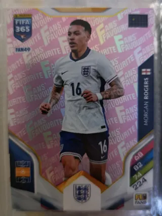 Cromo Panini FIFA 365.  Morgan Rogers 2025/26