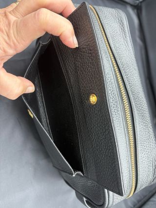 neceser unisex Negro Piel