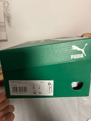 Zapatillas Puma Palermo negra y blanca