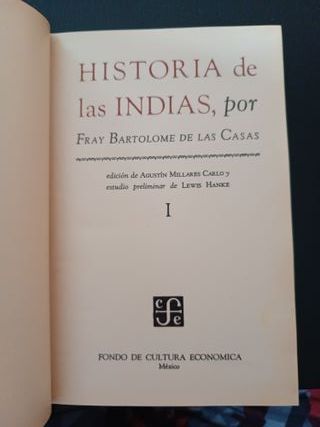 Historia de las Indias - Bartolomé de las Casas