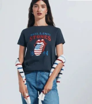 Camiseta Springfield Rolling Stones Talla L