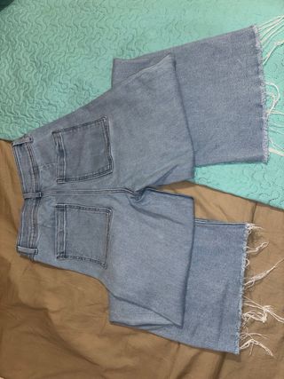 Pantalones vaqueros anchos mujer