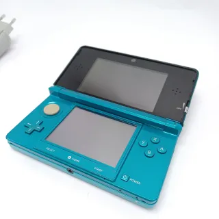 Nintendo 3DS Aqua Blu Completa Caricatore