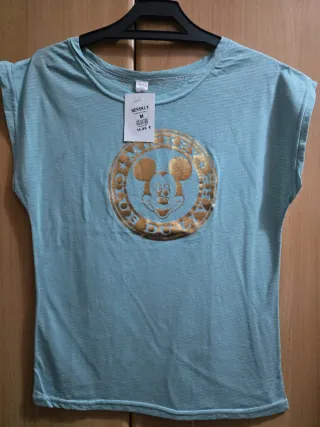 Camiseta Mickey Mouse Talla M.CON ETIQUETA. 3,30 E