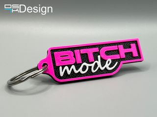 Llavero "BITCH mode" TPU flexible