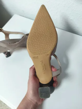 Zapatos Hispanitas piel nude/rosa T.39