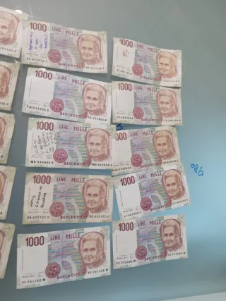 15 Banconote 1000 Lire