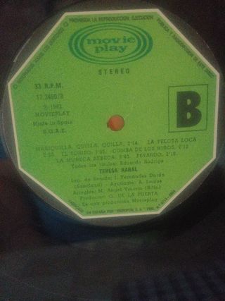 Vinilo Infantil Teresa Rabal - Lola por el Circo