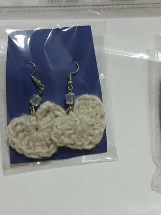 Orecchini uncinetto fatti a mano