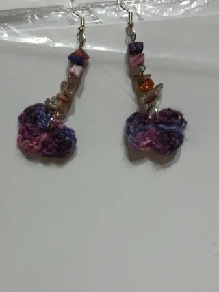 Orecchini uncinetto fatti a mano