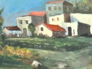 Quadro 40x50 cm Pittura Paesaggio