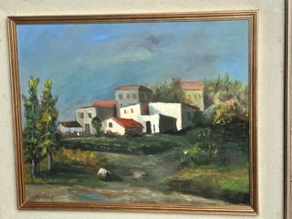 Quadro 40x50 cm Pittura Paesaggio