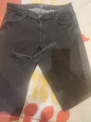 Vaqueros TEX negros hombre talla XL