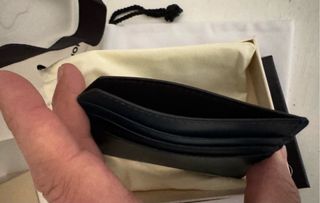 Tarjetero Montblanc azul verdoso