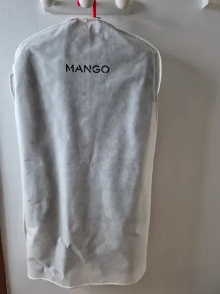 Abrigo largo Mango azul hombre