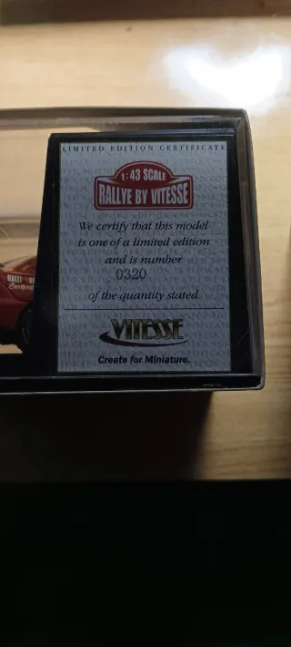 Coche Colección Vitesse Lancer