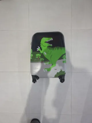 Maleta infantil con dinosaurio