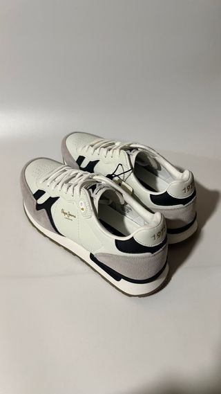 Pepe Jeans Brit Supra Blancas/Gris Talla 42