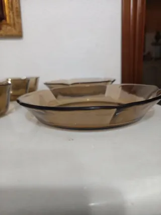 Set di stoviglie Duralex in vetro tostato