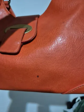 Bolso de hombro naranja colore corallo