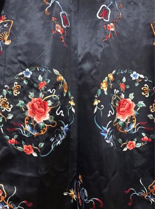 Chaqueta Larga Bordada, China