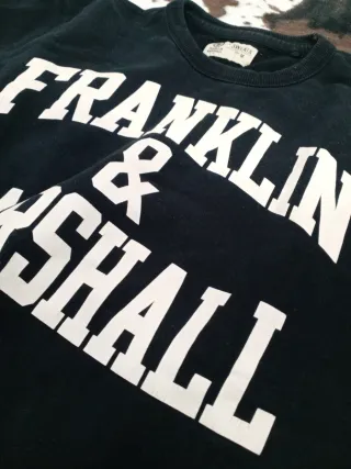 Sudadera Franklin & Marshall Azul Marino Estampada